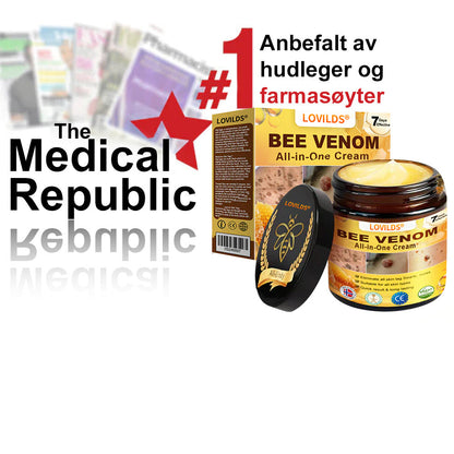 🐝LOVILDS® Strong Bee Venom Cream – Dermatologically tested and certified by dermatologists. Effective solution for stubborn warts, skin nodules, lesions, infections, and scars