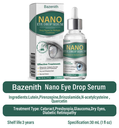 👩‍⚕️Bazenith™ Nano Eye Drops Serum ✅FDA Approved(Suitable for presbyopia, dry eye syndrome, glaucoma, and cataracts) 🌷